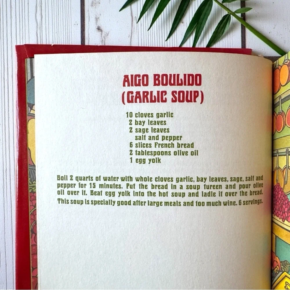 French Favourites – Vintage 1969 French Cookbook | Dust Jacket